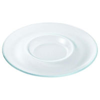 金正陶器 クリア 22cmカーブリムプレート 54-g2670074 1セット(3個)（直送品）