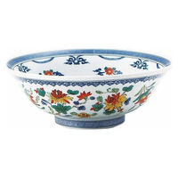 金正陶器 花 6.8浅高台丼 59-054-0076 1セット(3個)（直送品）