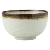 金正陶器 錆おふけ 4.6ロクロ目丼 59-012-0109 1セット(6個)（直送品）