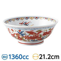 金正陶器 鳳凰 6.8高台丼 59-056-E027 1個（直送品）