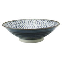 金正陶器 おふけとちりうず 8.0めん鉢 59-089-E057 1セット(3個)（直送品）