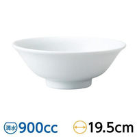 金正陶器 白 6.5浅高台丼 59-142-0075 1セット(6個)（直送品）