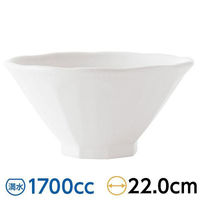 金正陶器 白 八角 7.0丼 59-188-A503 1セット(3個)（直送品）