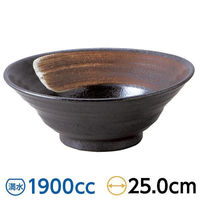 金正陶器 黒結晶 六兵衛 8.0丼 59-430-A506 1セット(3個)（直送品）