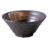 金正陶器 黒結晶 鳴門6.5反丼 59-430-A507 1セット(3個)（直送品）