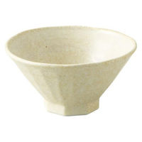 金正陶器 赤志野 八角4.8飯碗 59-431-A501 1セット(6個)（直送品）