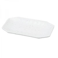 金正陶器 白玉粉引 八角串皿 59-432-0099 1セット(6個)（直送品）