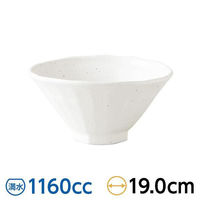 金正陶器 白玉粉引 八角6.3丼 59-432-A502 1セット(3個)（直送品）