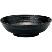 金正陶器 鳴門 黒耀 23cm麺鉢 63-11-139-24 1セット(3個)（直送品）