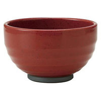 金正陶器 赤柚子 4.0多用丼 59-470-552 1セット(6個)（直送品）