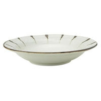 金正陶器 サビ十草 8.0麺皿 めん皿 59-467-0110 1セット(3個)（直送品）