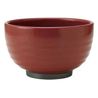 金正陶器 赤柚子 5.0多用丼 59-470-554 1セット(6個)（直送品）