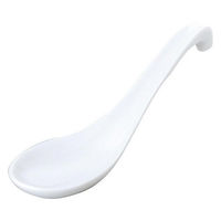 金正陶器 雪白 白 ラーメンレンゲ 63-11-152-15 1セット(10個)（直送品）