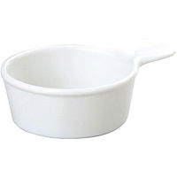 金正陶器 雪白 白 12cm手付小鉢 63-11-152-10 1セット(10個)（直送品）