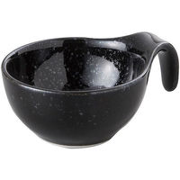 金正陶器 天河 黒御影 9cm手付プチボール 63-11-155-13 1セット(10個)（直送品）