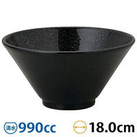 金正陶器 天河 黒御影 切立18cm深丼 63-11-154-4 1セット(6個)（直送品）