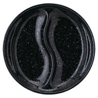 金正陶器 天河 黒御影 10cm二分皿 63-11-155-4 1セット(10個)（直送品）