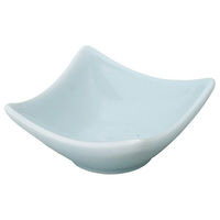 金正陶器 天青 青白磁 7cm正角皿 63-11-158-1 1セット(10個)（直送品）