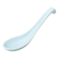 金正陶器 天青 青白磁 ラーメンレンゲ 63-11-158-17 1セット(10個)（直送品）