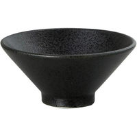 金正陶器 石墨 黒耀 切立13cmライス碗 63-11-160-11 1セット(10個)（直送品）