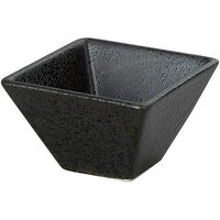 金正陶器 石墨 黒耀 7cmスクエアボール 63-11-161-11 1セット(10個)（直送品）