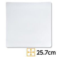 金正陶器 角和皿 白 26cm正角皿 63-11-173-1 1個（直送品）