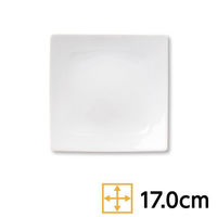 金正陶器 角和皿 白 17cm正角皿 63-11-173-4 1セット(3個)（直送品）