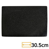 金正陶器 角和皿 黒御影 31cm長角皿 63-11-174-6 1個（直送品）