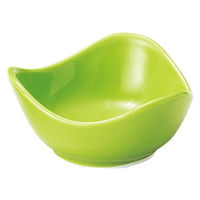 金正陶器 8cmトライアングル鉢 緑 63-11-181-6 1セット(6個)（直送品）