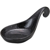 金正陶器 10cmサークルトレー 黒御影 63-11-181-44 1セット(10個)（直送品）