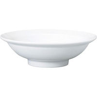 金正陶器 白中華 丸高台24cm深皿 63-11-194-20 1セット(3個)（直送品）