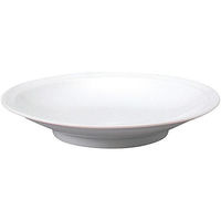 金正陶器 白中華 リム高台22cm皿 63-11-194-11 1セット(6個)（直送品）