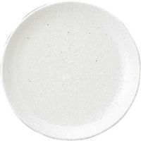 金正陶器 和風中華 粉引 メタ玉24cm皿 63-11-209-3 1セット(6個)（直送品）