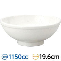 金正陶器 和風中華 粉引 玉渕20cm丼 63-11-211-4 1セット(6個)（直送品）