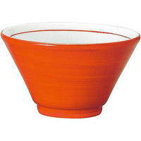 金正陶器 手巻丼 切立15cm深丼 朱巻 63-11-223-14 1セット(6個)（直送品）