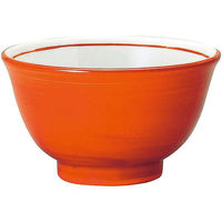 金正陶器 手巻丼 反14cm深丼 朱巻 63-11-223-9 1セット(6個)（直送品）