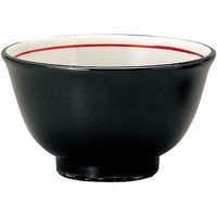 金正陶器 手巻丼 反14cm深丼 黒巻 63-11-223-25 1セット(6個)（直送品）