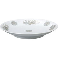 金正陶器 北京 イングレーズ リム高台28cm皿 63-11-226-1 1セット(3個)（直送品）