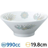 金正陶器 北京 イングレーズ 切立高台20cm丼 63-11-226-14 1セット(3個)（直送品）