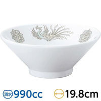 金正陶器 北京 切立高台20cm丼 63-11-227-7 1セット(6個)（直送品）