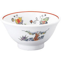 金正陶器 色絵唐子 反12cm碗 63-11-230-16 1セット(6個)（直送品）