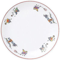 金正陶器 色絵唐子 メタ玉24cm皿 63-11-230-2 1セット(3個)（直送品）