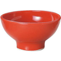 金正陶器 ユーラシア カラー 12cm深ボール 赤 63-11-55-13 1セット(6個)（直送品）