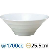 金正陶器 リネア ホワイト 25cmボール 63-11-72-1 1セット(3個)（直送品）