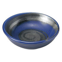 金正陶器 銀彩ブルー 2.6薬味皿 65-50079091 1セット(10個)（直送品）