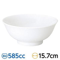 金正陶器 白翔 5.0高台丼 65-50100038 1セット(6個)（直送品）