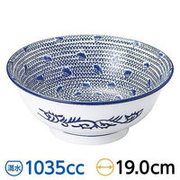 金正陶器 タイスキ 6.3高台丼 65-50108035 1セット(3個)（直送品）