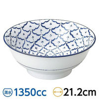 金正陶器 チェンマイ 6.8高台丼 65-50107033 1セット(3個)（直送品）