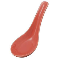 金正陶器 赤 レンゲ 65-50140090 1セット(10個)（直送品）