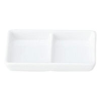 金正陶器 白翔 スタック2連皿 65-51000002 1セット(6個)（直送品）